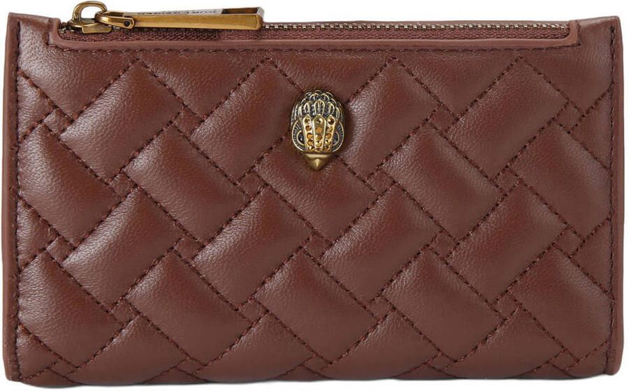Kurt Geiger leren portemonnee Kensington roodbruin