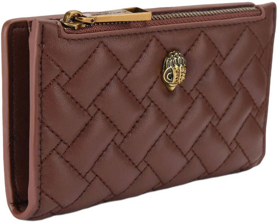 Kurt Geiger leren portemonnee Kensington roodbruin - Foto 3