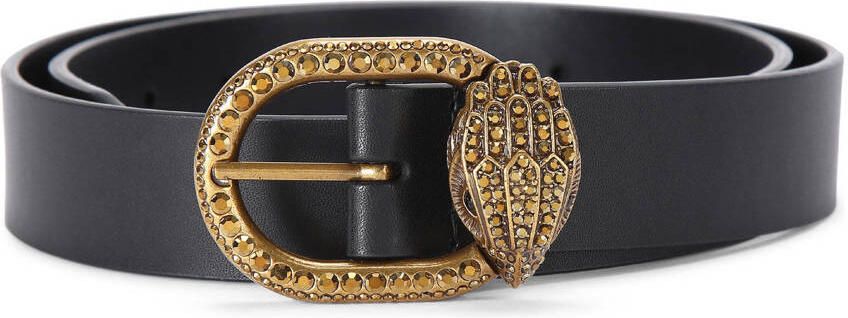 Kurt Geiger leren riem Mayfair zwart