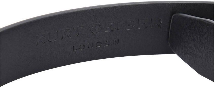 Kurt Geiger leren riem Mayfair zwart - Foto 3