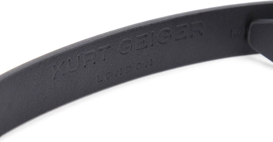 Kurt Geiger leren riem Mayfair zwart - Foto 2