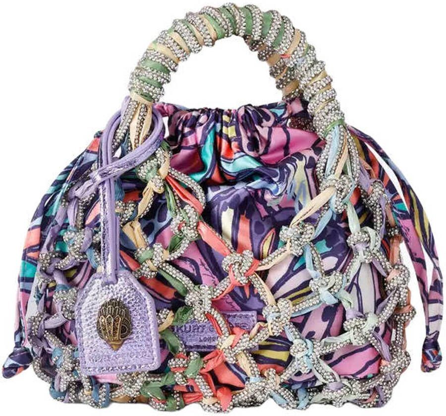 Kurt Geiger mini macramé handtas multi