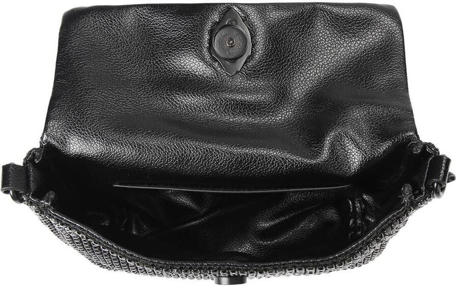 Kurt Geiger mini schoudertas met strass zwart - Foto 2