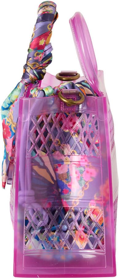 Kurt Geiger mini shopper Jelly Tote paars - Foto 3