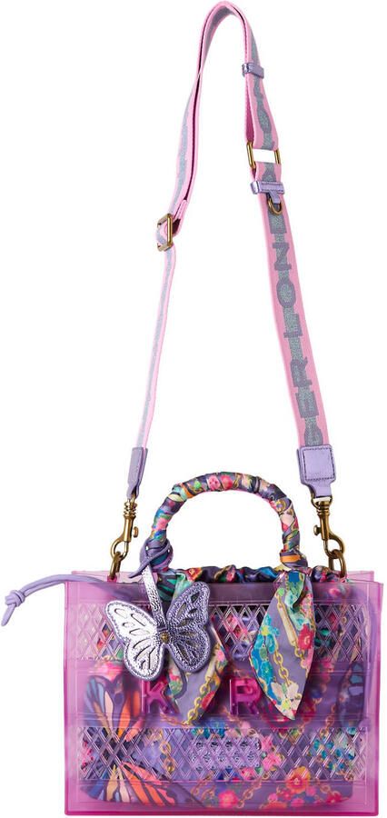 Kurt Geiger mini shopper Jelly Tote paars - Foto 2