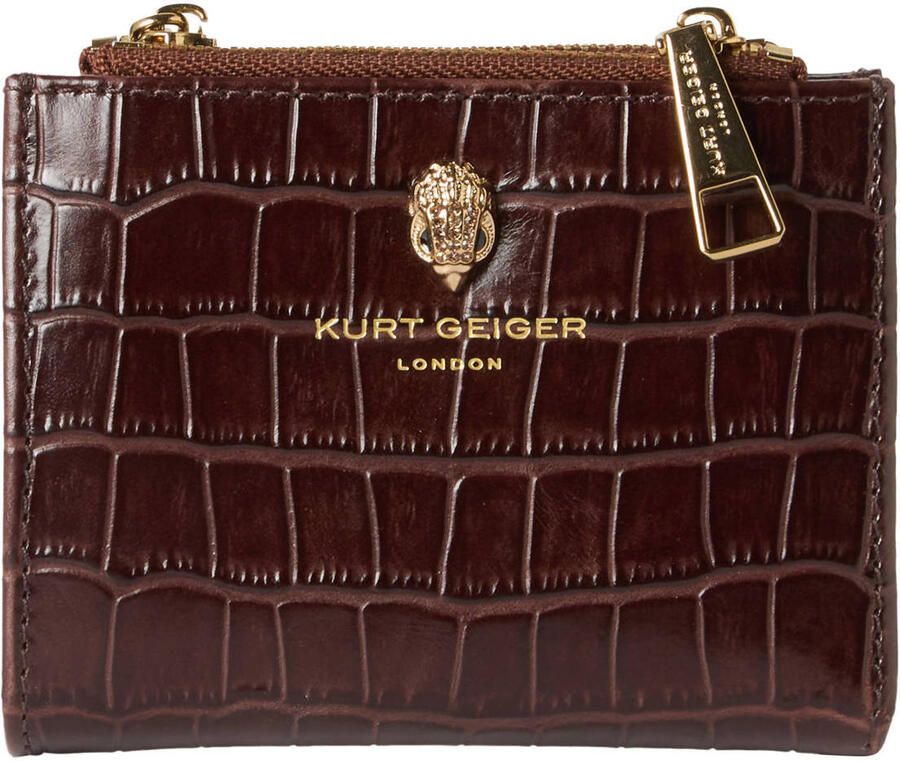 Kurt Geiger portemonnee Shoreditch donkerbruin