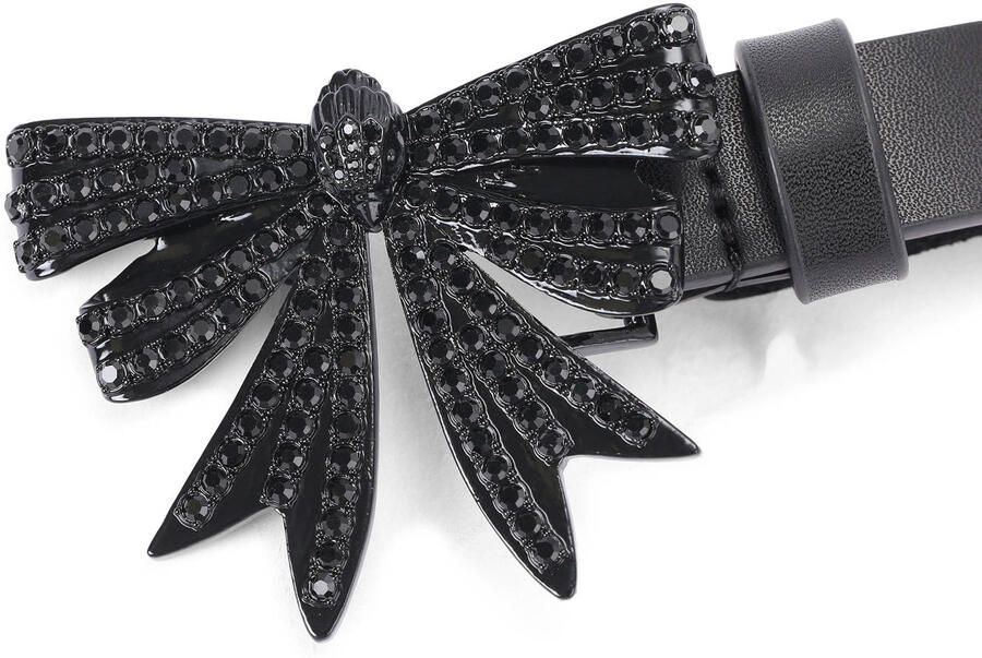 Kurt Geiger riem Belgravia met strass zwart - Foto 2