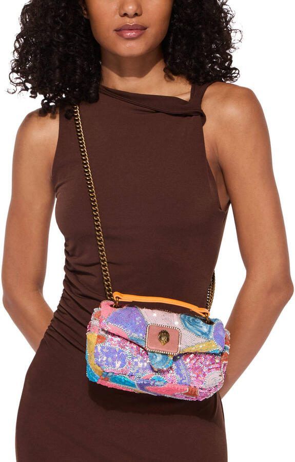 Kurt Geiger schoudertas Mini Pimlico met pailletten multi