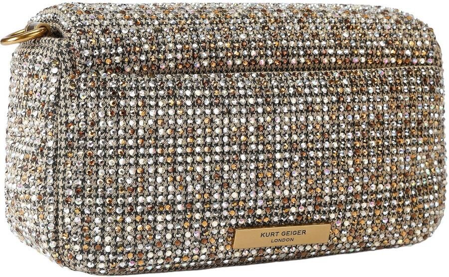 Kurt Geiger schoudertas Oxford met strass goudkleurig - Foto 2