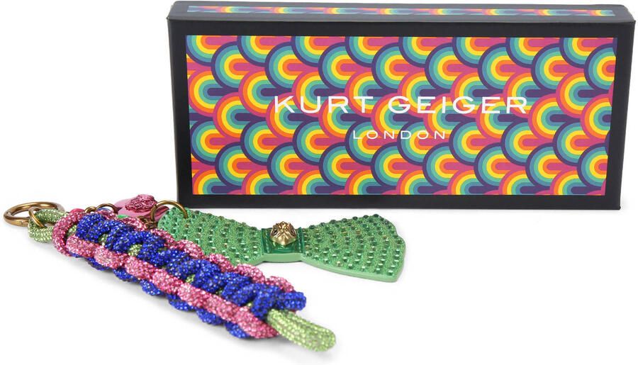 Kurt Geiger sleutelhanger Rope Charm met strass multi - Foto 3