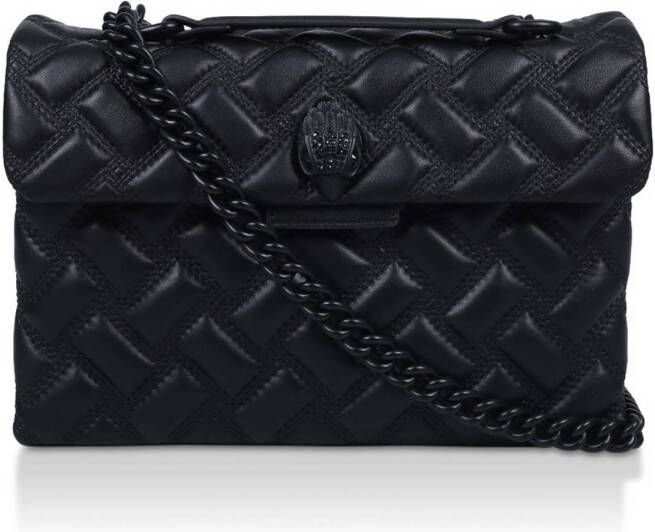 Kurt Geiger leren crossbody tas Kensington Drench zwart