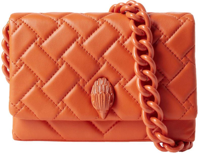 Kurt Geiger London Oranje Schoudertas Mini Kensington Flap