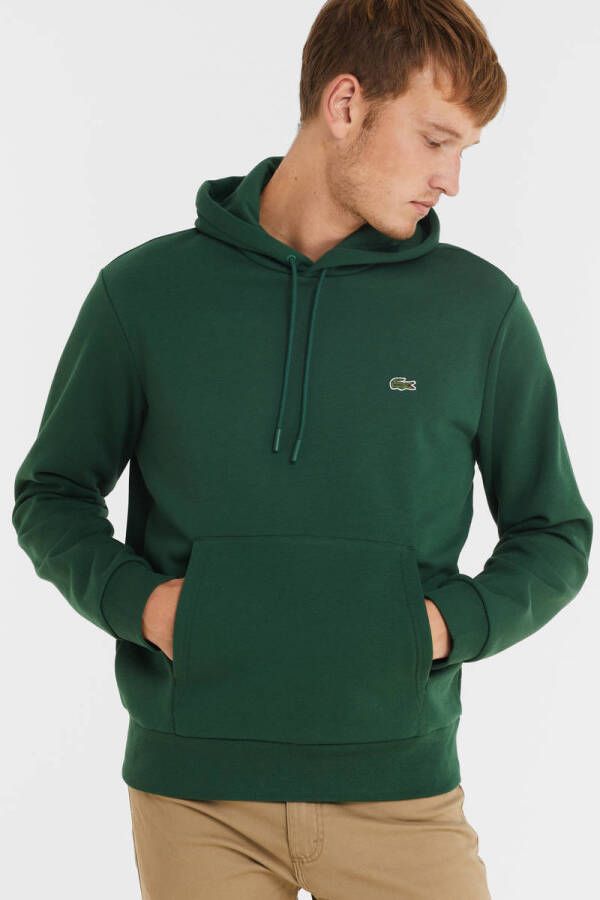 Lacoste Groene katoenblend sweatshirt voor Green