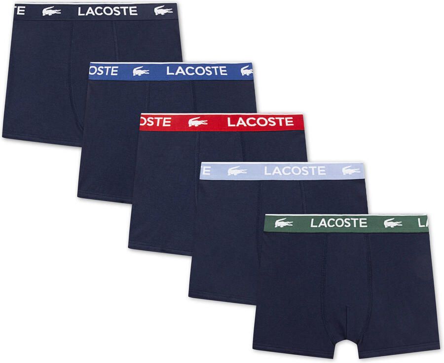 Lacoste boxershort donkerblauw (set van 5)