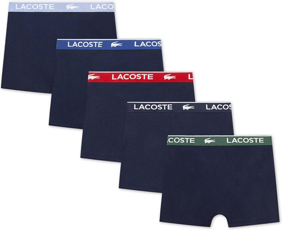 Lacoste boxershort donkerblauw (set van 5) - Foto 3