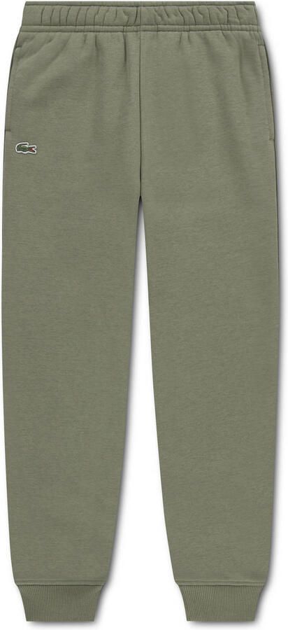 Lacoste fleece joggingbroek met logo kaki