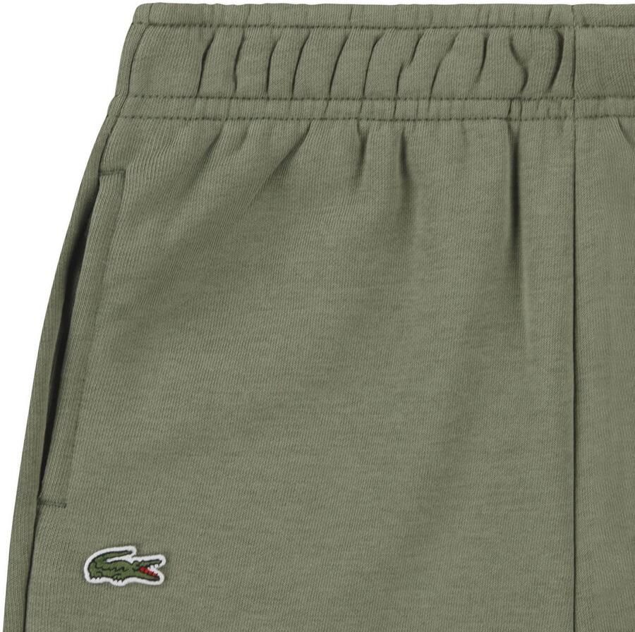Lacoste fleece joggingbroek met logo kaki - Foto 2