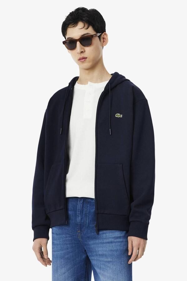 Lacoste Capuchon sweaters Sweatshirt zippé à capuche en molleton