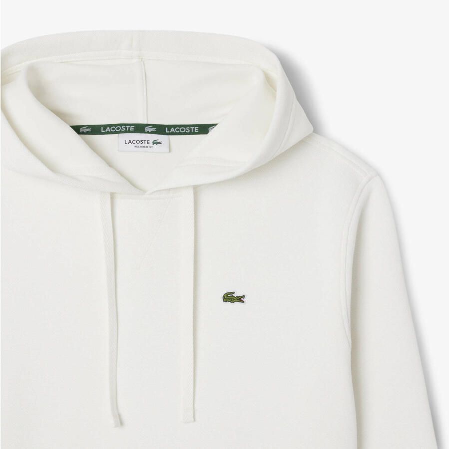 Lacoste hoodie met logo ecru - Foto 2