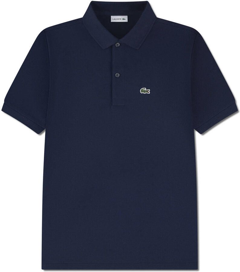 Lacoste pique polo donkerblauw