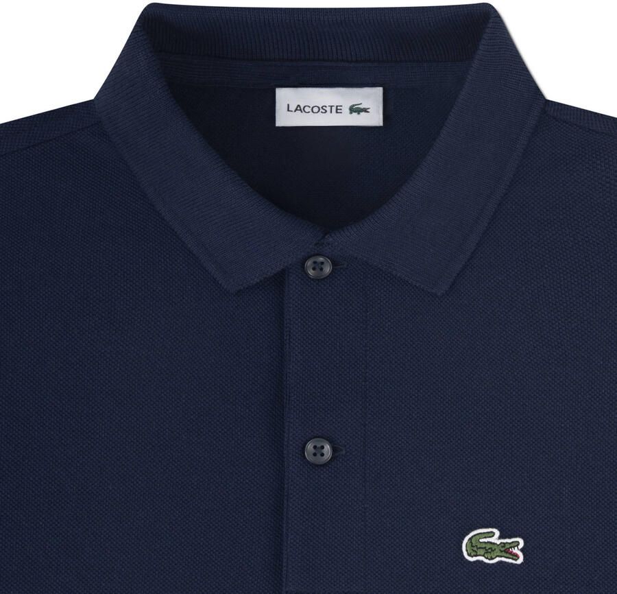 Lacoste pique polo donkerblauw - Foto 2