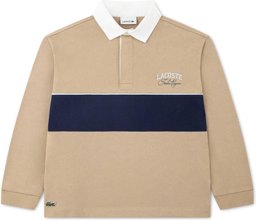 Lacoste polo beige Jongens Katoen Polokraag Meerkleurig