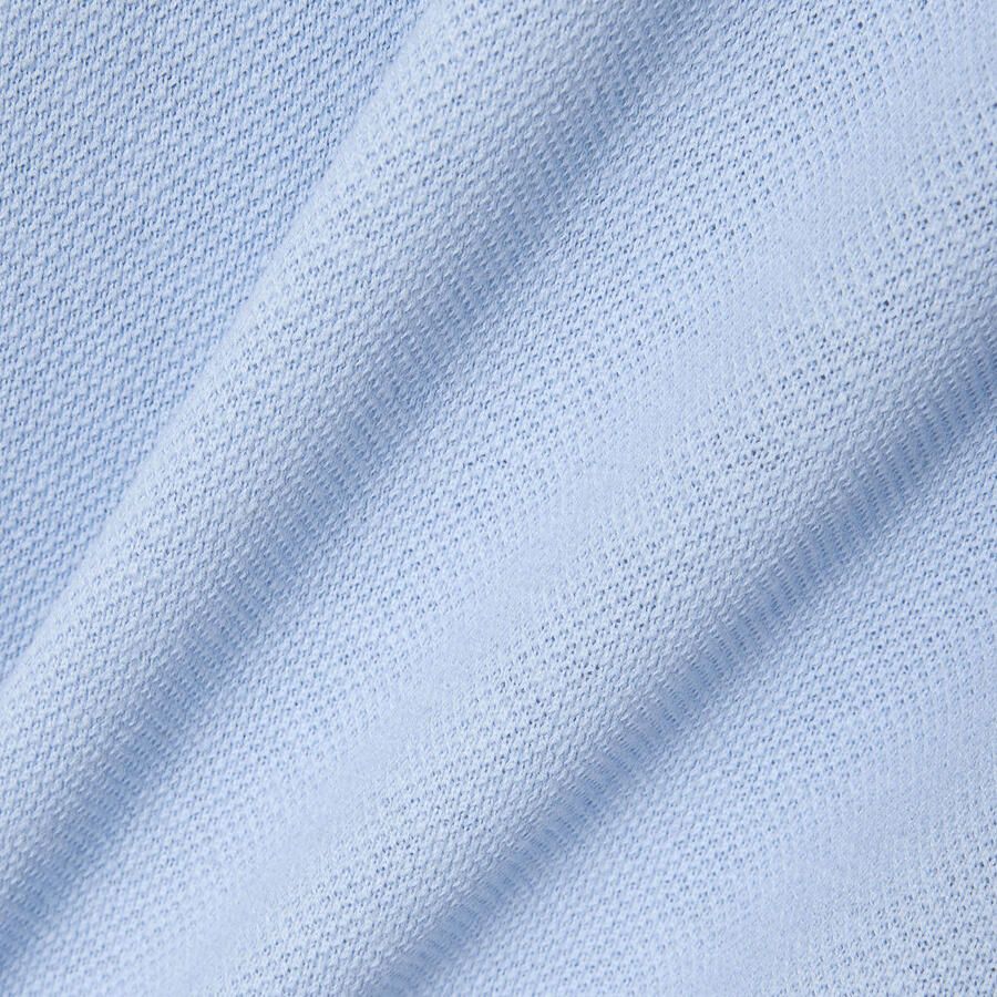LACOSTE Heren Polo's & T-shirts Classic Fit Open Neck Cotton Linen Blend Polo Lichtblauw - Foto 6