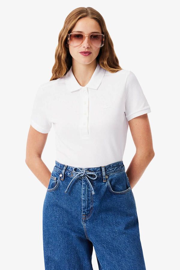 Lacoste Poloshirt met harmonieus gekleurde -krokodil op borsthoogte (1-delig) - Foto 14