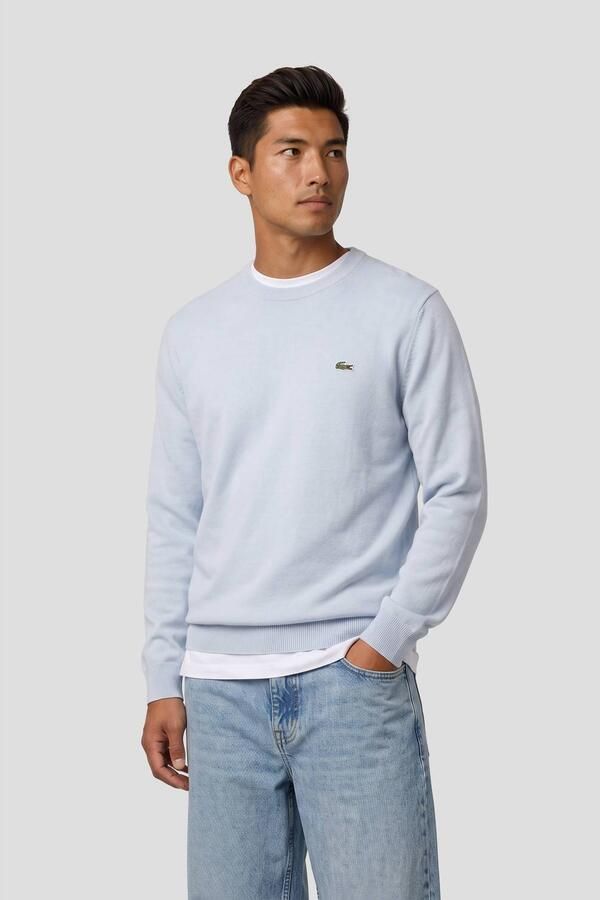 Lacoste Regular fit gebreide pullover van katoenmix