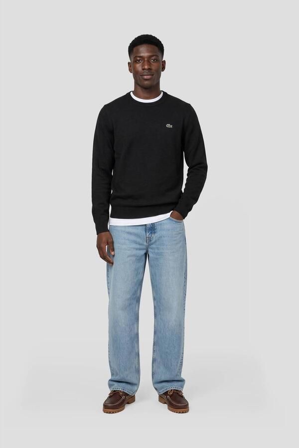LACOSTE Heren Truien & Vesten Regular Fit Crew Neck Sweater Donkerblauw - Foto 3
