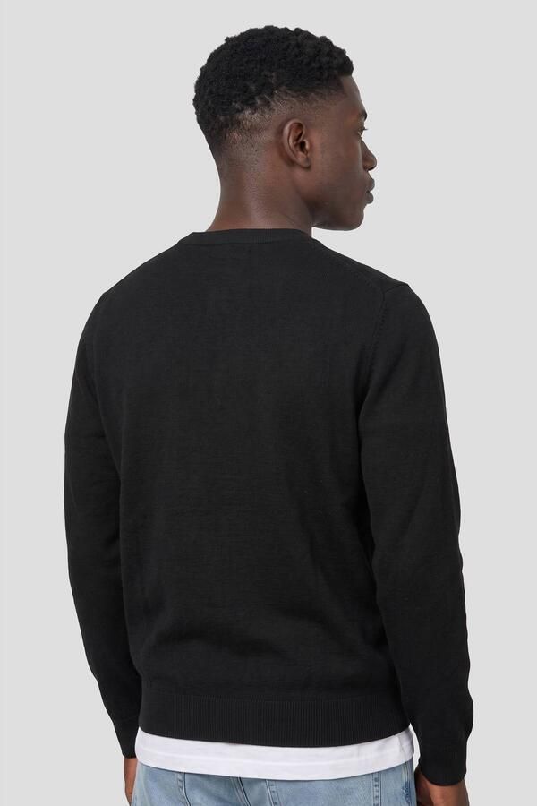 LACOSTE Heren Truien & Vesten Regular Fit Crew Neck Sweater Donkerblauw - Foto 4