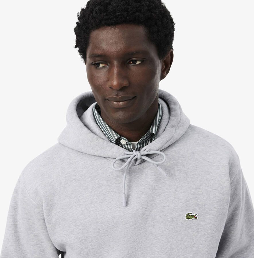 Lacoste relaxed fit hoodie van katoenmix