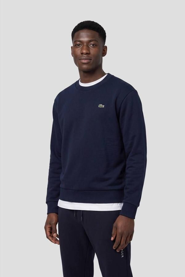 Lacoste Sweater Sweatshirt Crew Neck Blue Marine
