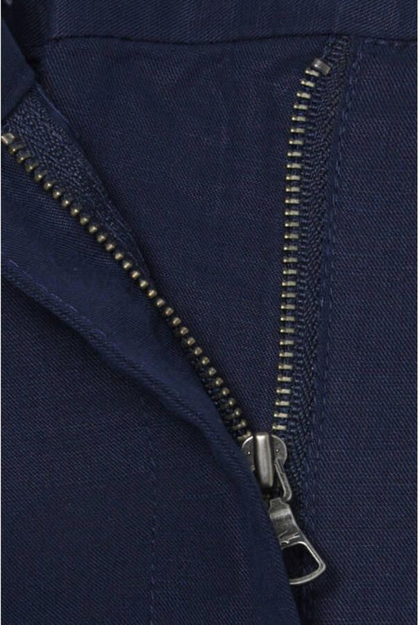 Lacoste regular high waist casual short donkerblauw - Foto 3