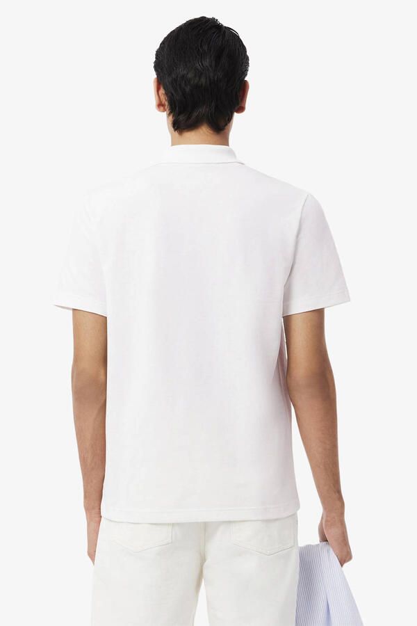 Lacoste Polo Shirt Korte Mouw Poloshirt van katoenmix met normale pasvorm - Foto 3