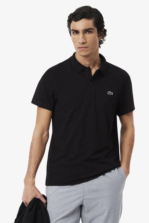 Lacoste Polo Shirt Korte Mouw Poloshirt van katoenmix met normale pasvorm