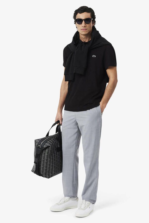 Lacoste Polo Shirt Korte Mouw Poloshirt van katoenmix met normale pasvorm - Foto 2