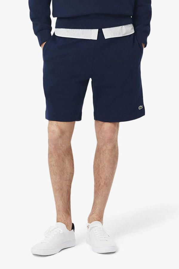 Lacoste regular sweatshort donkerblauw