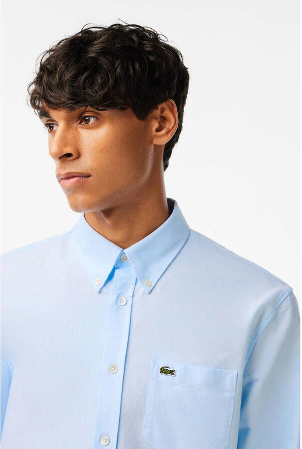 Lacoste Regular fit vrijetijdsoverhemd van puur katoen