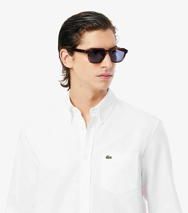 Lacoste Regular fit vrijetijdsoverhemd van puur katoen - Foto 2
