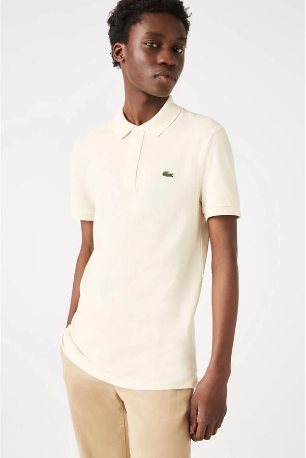 Lacoste Slim fit poloshirt met labelpatch model 'PIQUE' - Foto 3