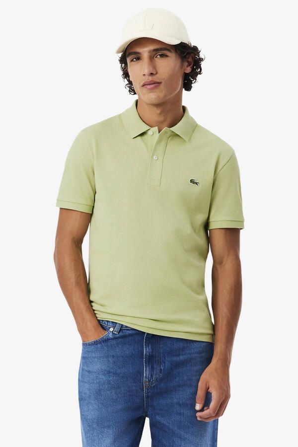 Lacoste Polo Shirt Korte Mouw Poloshirt Pique Groen