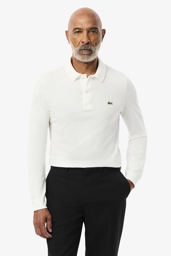 Lacoste Poloshirt met lange mouwen Polo met knoopsluiting bij de hals - Foto 3