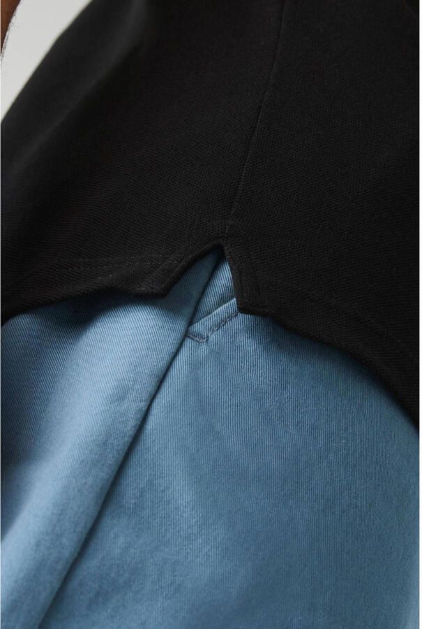 Lacoste Logo Patch Klassieke Kraag Knoopsluiting Korte Mouwen T-shirts en Polos Black Heren - Foto 5