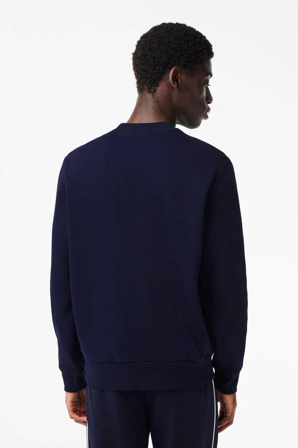 Lacoste Trui met ronde hals gemakkelijk te onderhouden duurzame katoenmix met wolaandeel - Foto 8