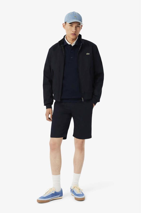 LACOSTE Heren Truien & Vesten Classic Fit Polo Collar Ribbed Polo Donkerblauw - Foto 6