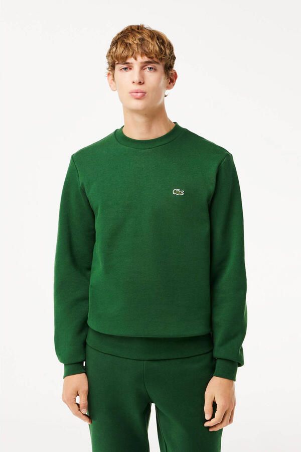Lacoste Comfortabele Crewneck Sweatshirt voor Mannen Green Heren - Foto 2
