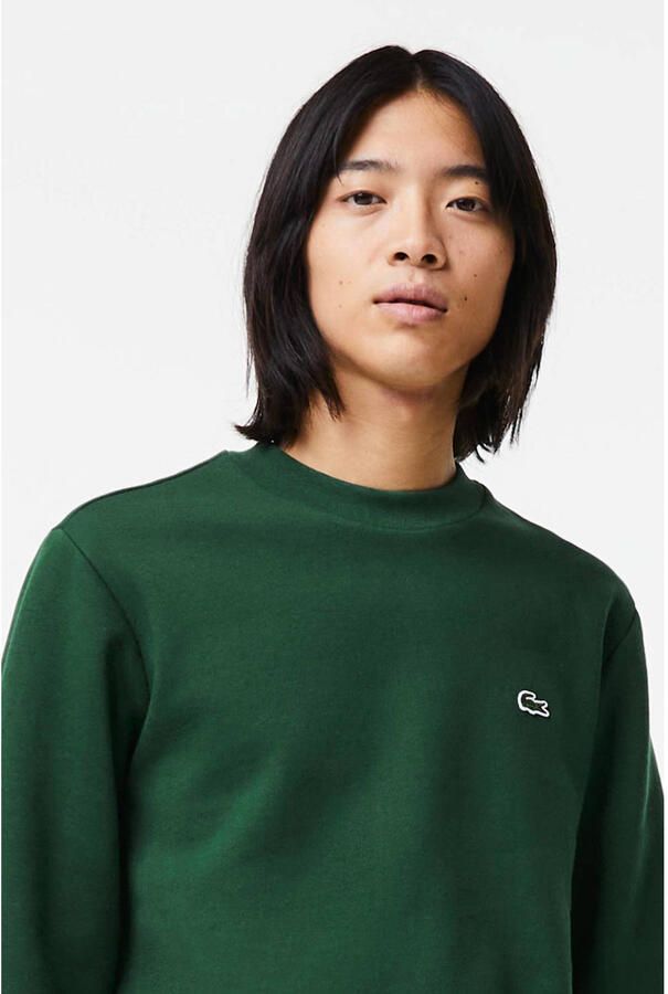 Lacoste Comfortabele Crewneck Sweatshirt voor Mannen Green Heren