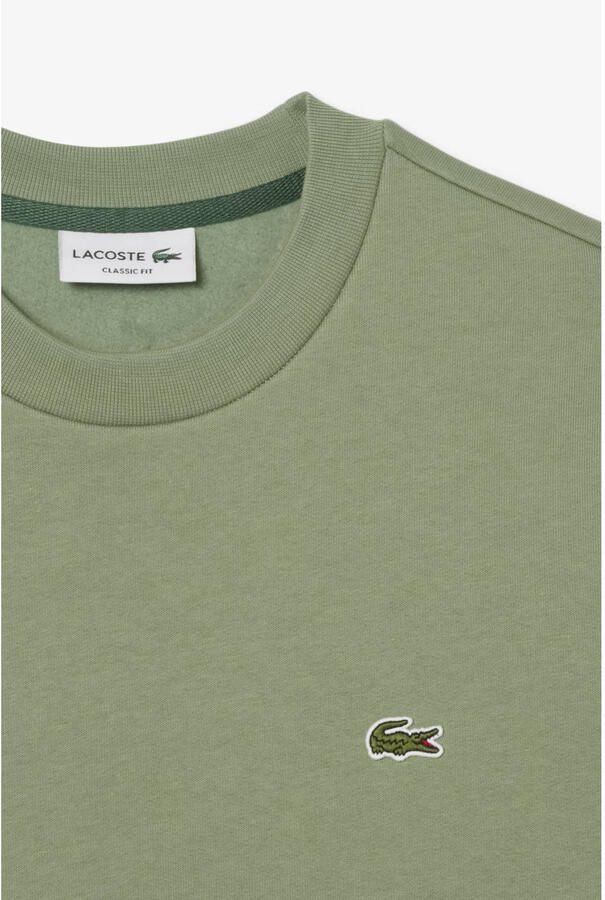 Lacoste Bio Cotton Fleece Crew Sweater Heren