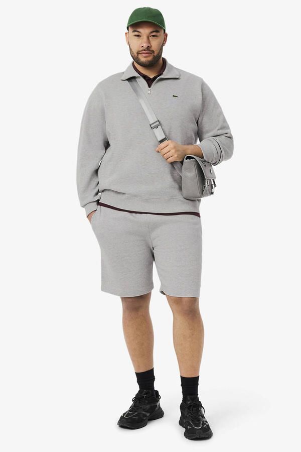 LACOSTE Heren Truien & Vesten Regular Fit High Neck Zipped Sweatshirt Grijs - Foto 6